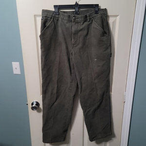 Sorel Brown Canvas Style Carpenter Pants Men's‎ 36x30 Good Condition